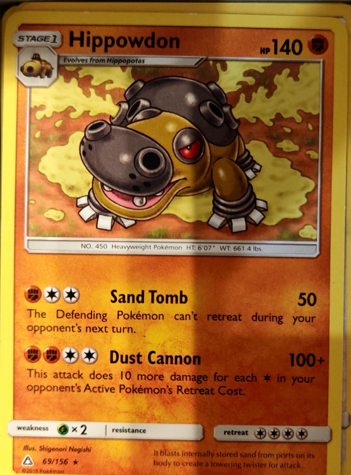 Hippowdon - 69/156 - - ULTRA PRISM - Pokemon - Rare | AA66-24