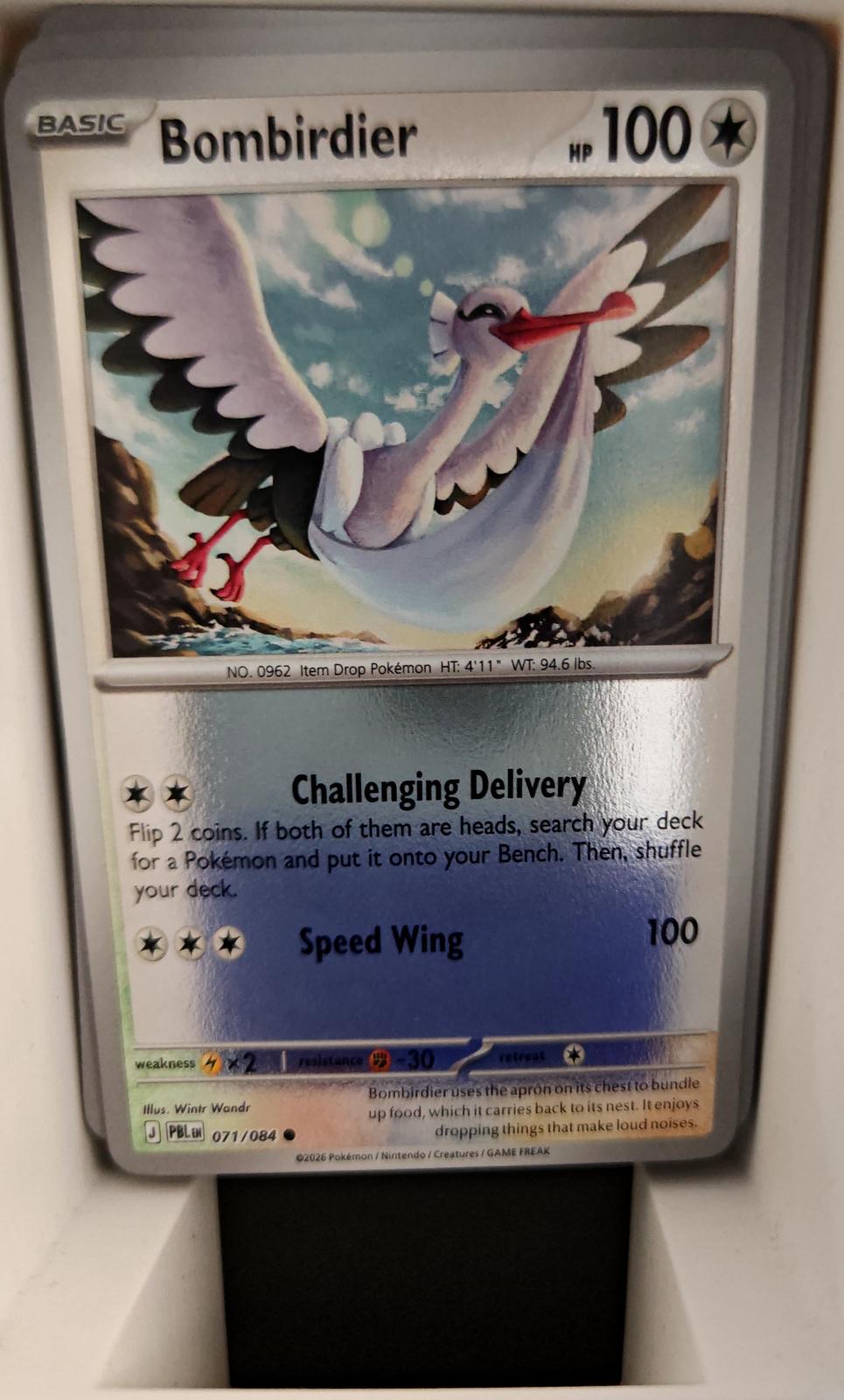 Bombirdier - 071/084 - Reverse Holo - PITCH BLACK - Pokemon - Common | AA26-36