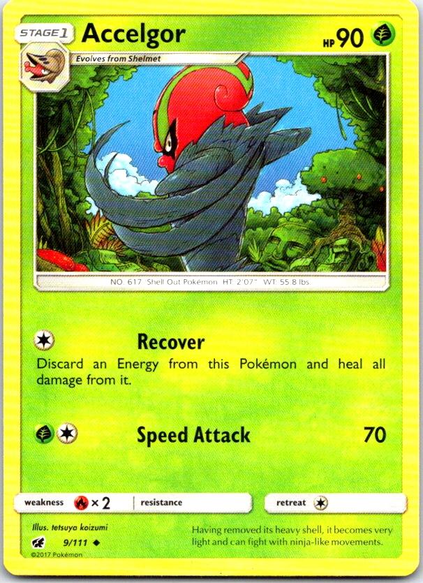 Accelgor - 9/111 - - CRIMSON INVASION - Pokemon - Uncommon | AC10-1