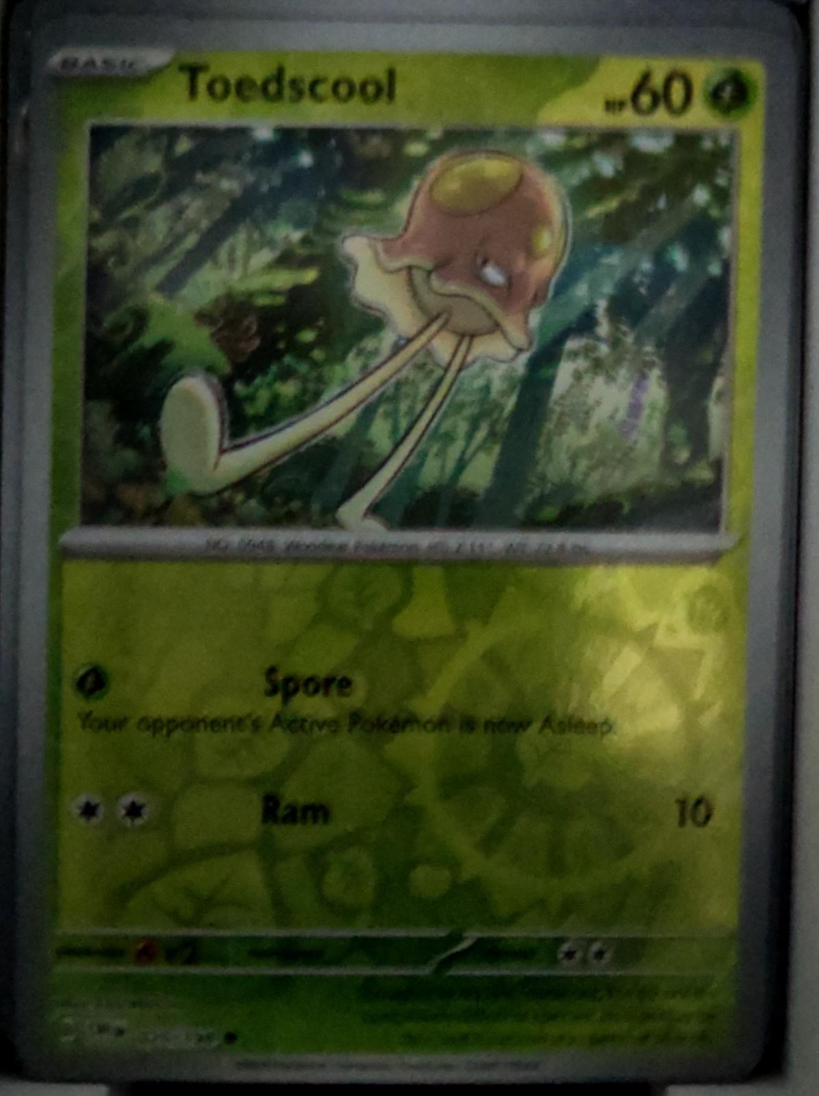 Toedscool - 025/198 - Reverse Holo - SCARLET & VIOLET - Pokemon - | AA49-29
