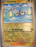 Chinchou - 48/142 - Reverse Holo - STELLAR CROWN - Pokemon - Common | AA04-26