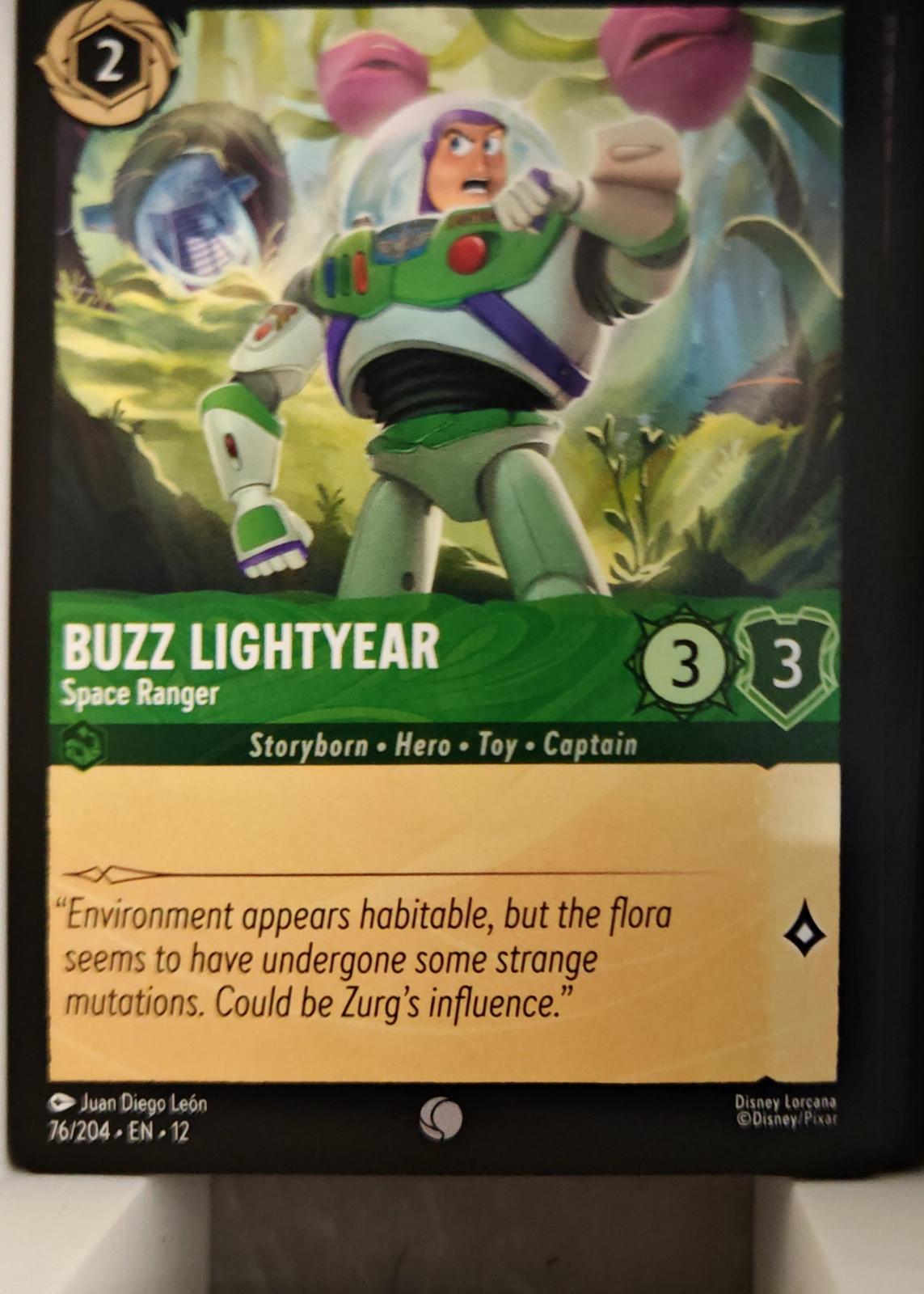 Buzz Lightyear - Space Ranger - 76/204 - - WILDS UNKNOWN - Lorcana - | LAA01-76