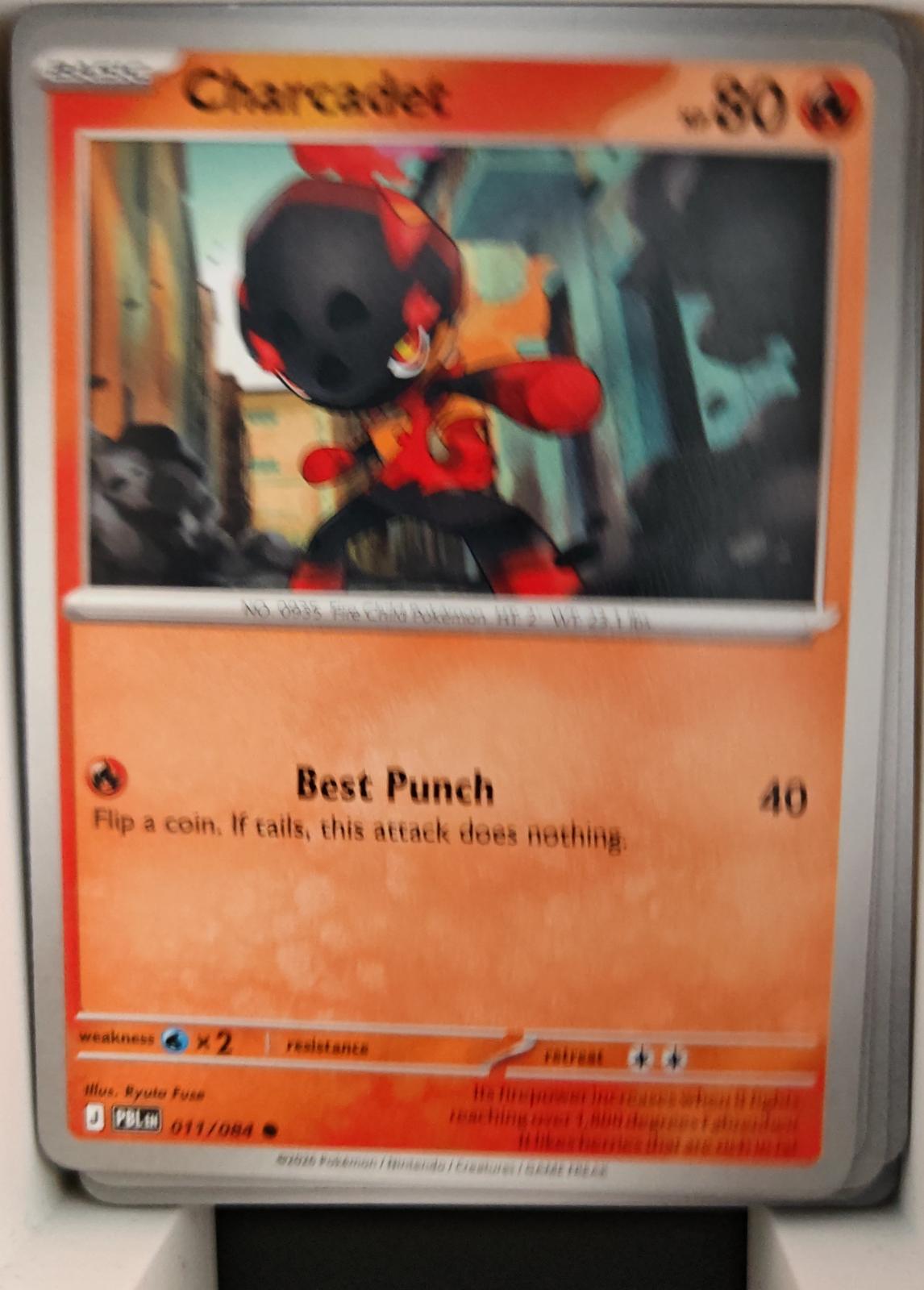 Charcadet - 011/084 - - PITCH BLACK - Pokemon - Common | AA28-46