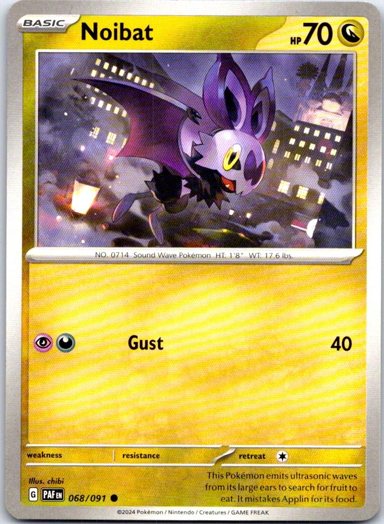 Noibat - 068/091 - - PALDEAN FATES - Pokemon - Common | AB24-19