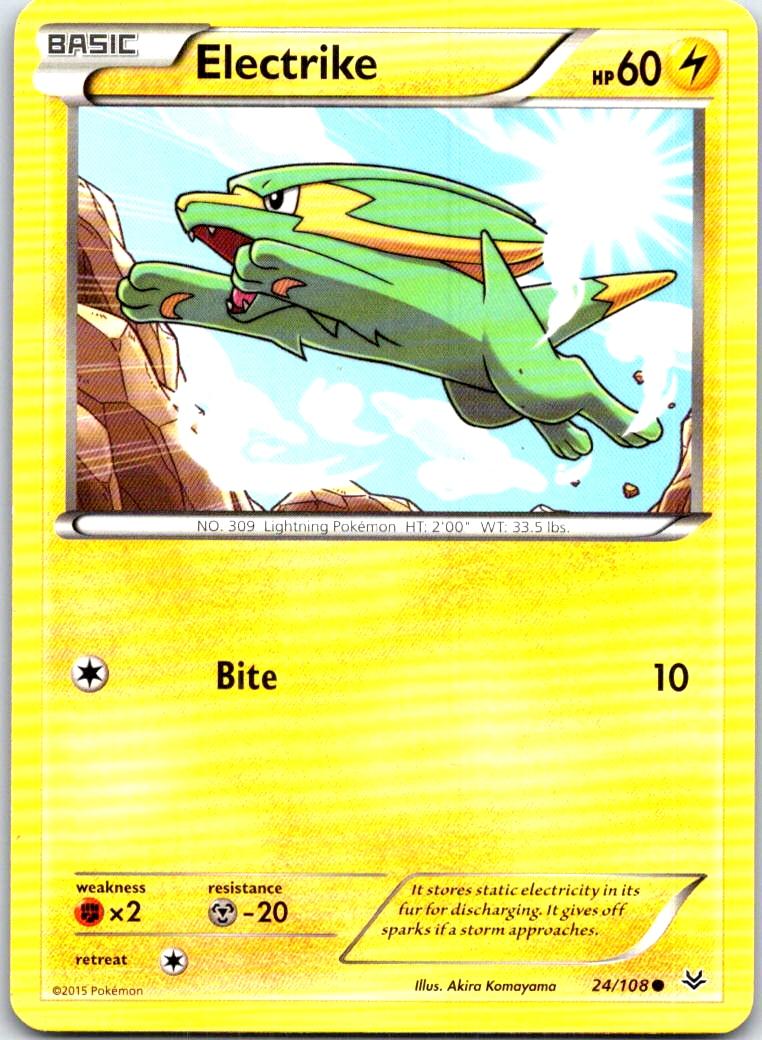 Electrike - 24/108 - - ROARING SKIES - Pokemon - Common | AB61-31
