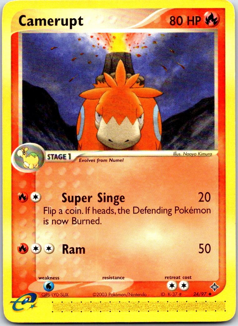 Camerupt - 24/97 - - DRAGON - Pokemon - Uncommon | AB12-30