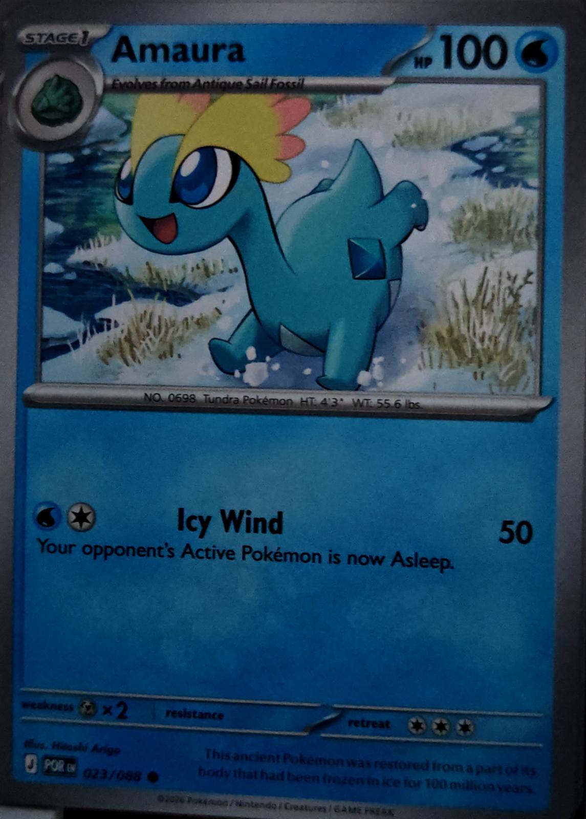 Amaura - 023/088 - - PERFECT ORDER - Pokemon - Common | AA64-15