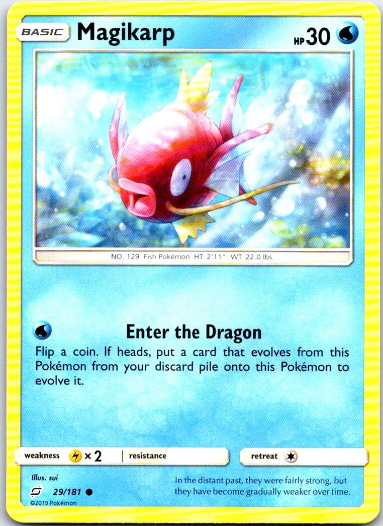 Magikarp - 29/181 - - TEAM UP - Pokemon - Common | AB73-37