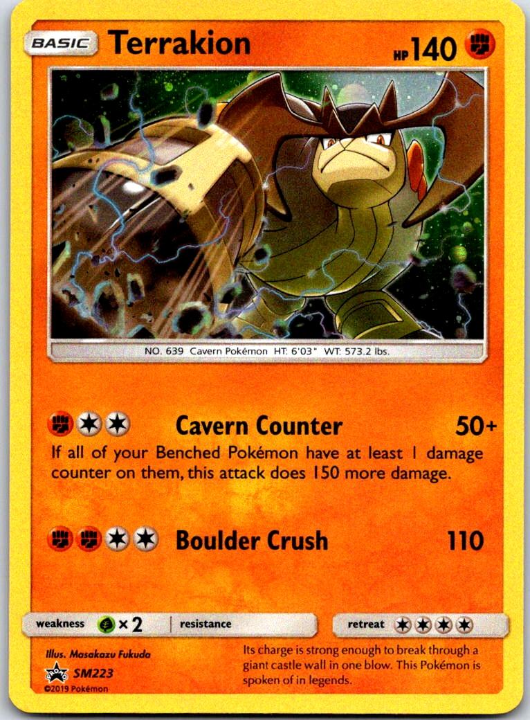 Terrakion - - SM223 - Holo - SUN & MOON PROMO - Pokemon - Promo | AA120-14