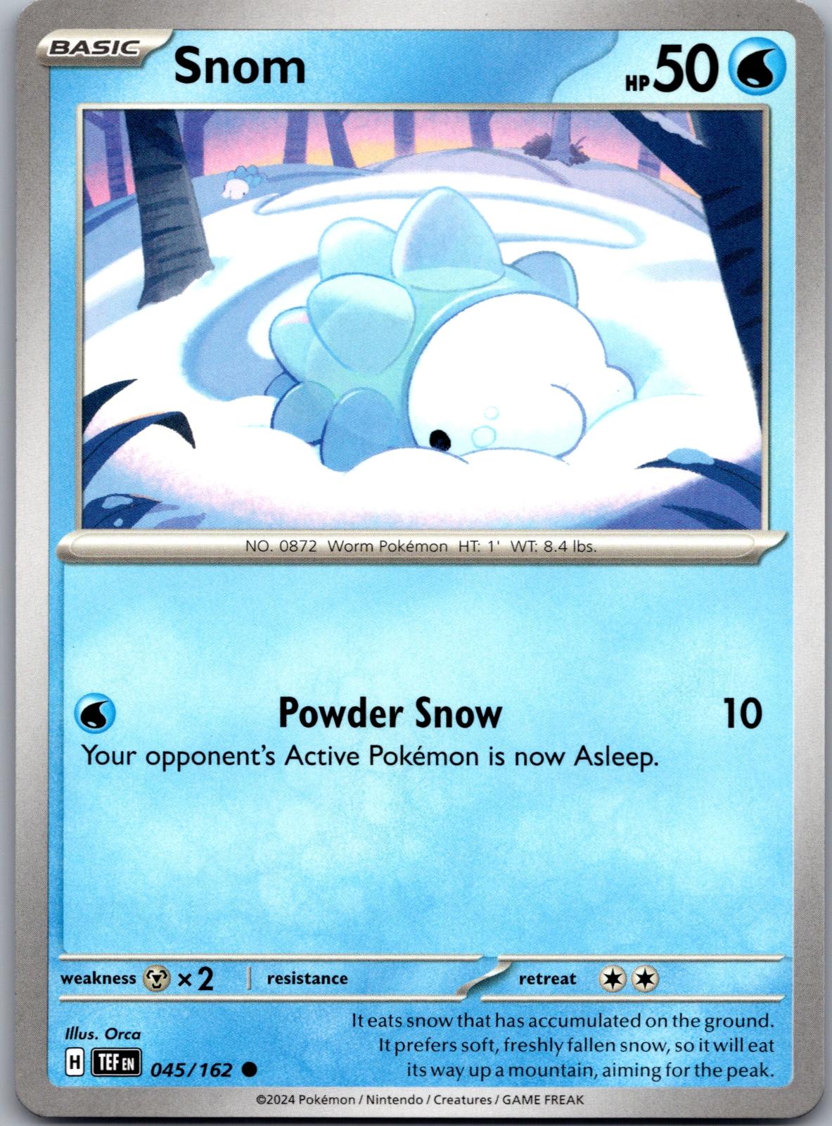 Snom - 045/162 - - TEMPORAL FORCES - Pokemon - Common | AA81-47