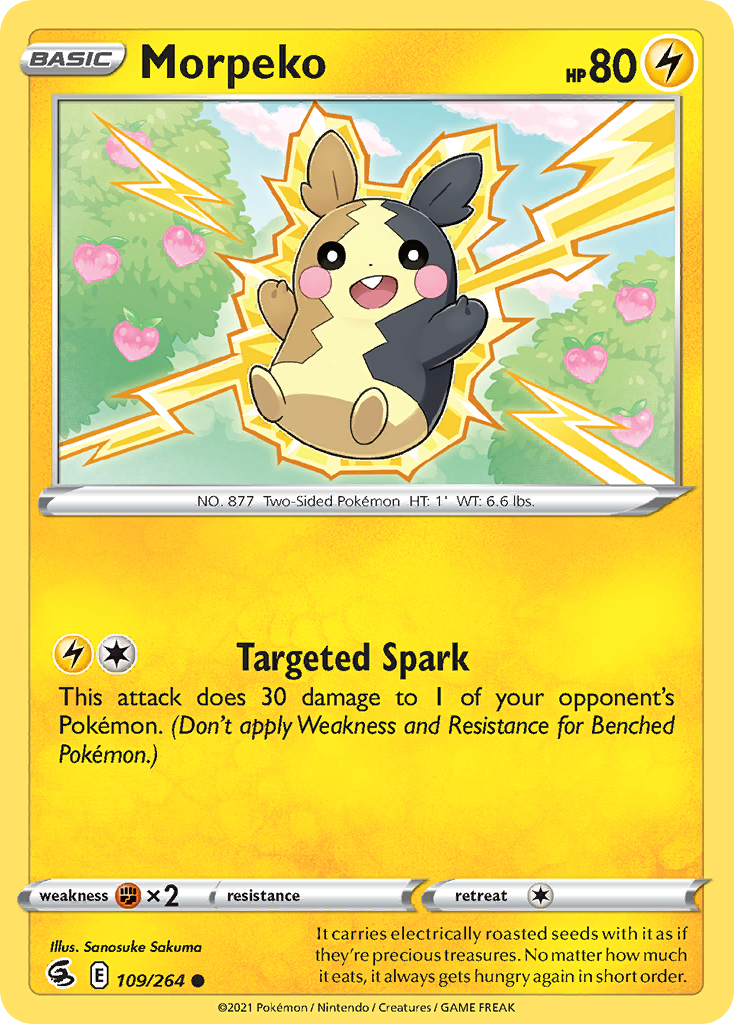 Morpeko - 109/264 - - FUSION STRIKE - Pokemon - Common | AA21-31