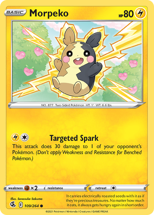 Morpeko - 109/264 - - FUSION STRIKE - Pokemon - Common | AA21-31
