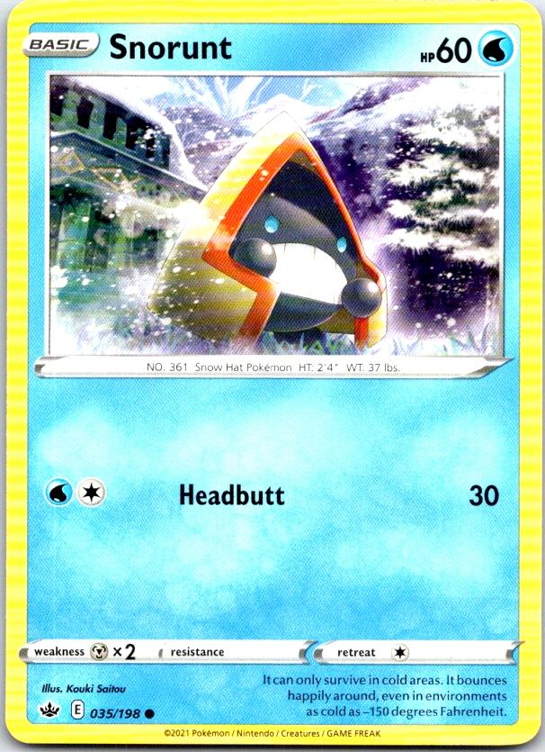 Snorunt - 035/198 - - CHILLING REIGN - Pokemon - Common | AC17-1