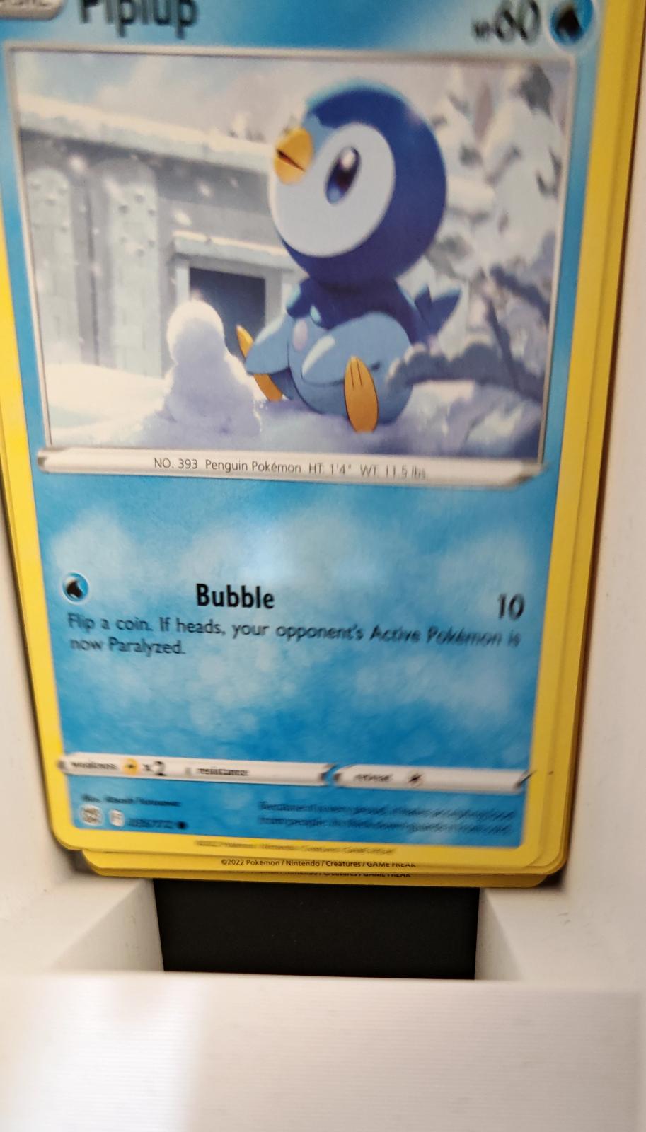 Piplup - 035/172 - - BRILLIANT STARS - Pokemon - Common | AA21-26