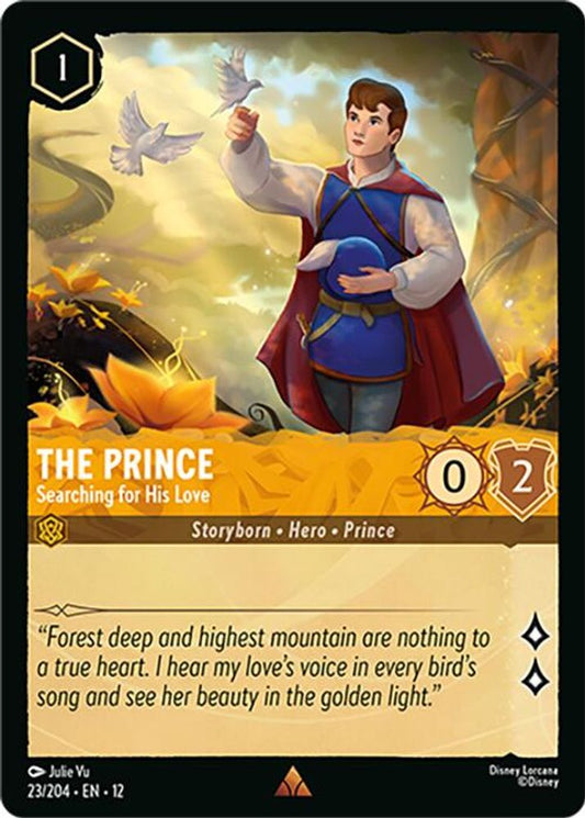 The Prince - Searching for His Love - 23/204 - - WILDS UNKNOWN - Lorcana - | LAA02-79