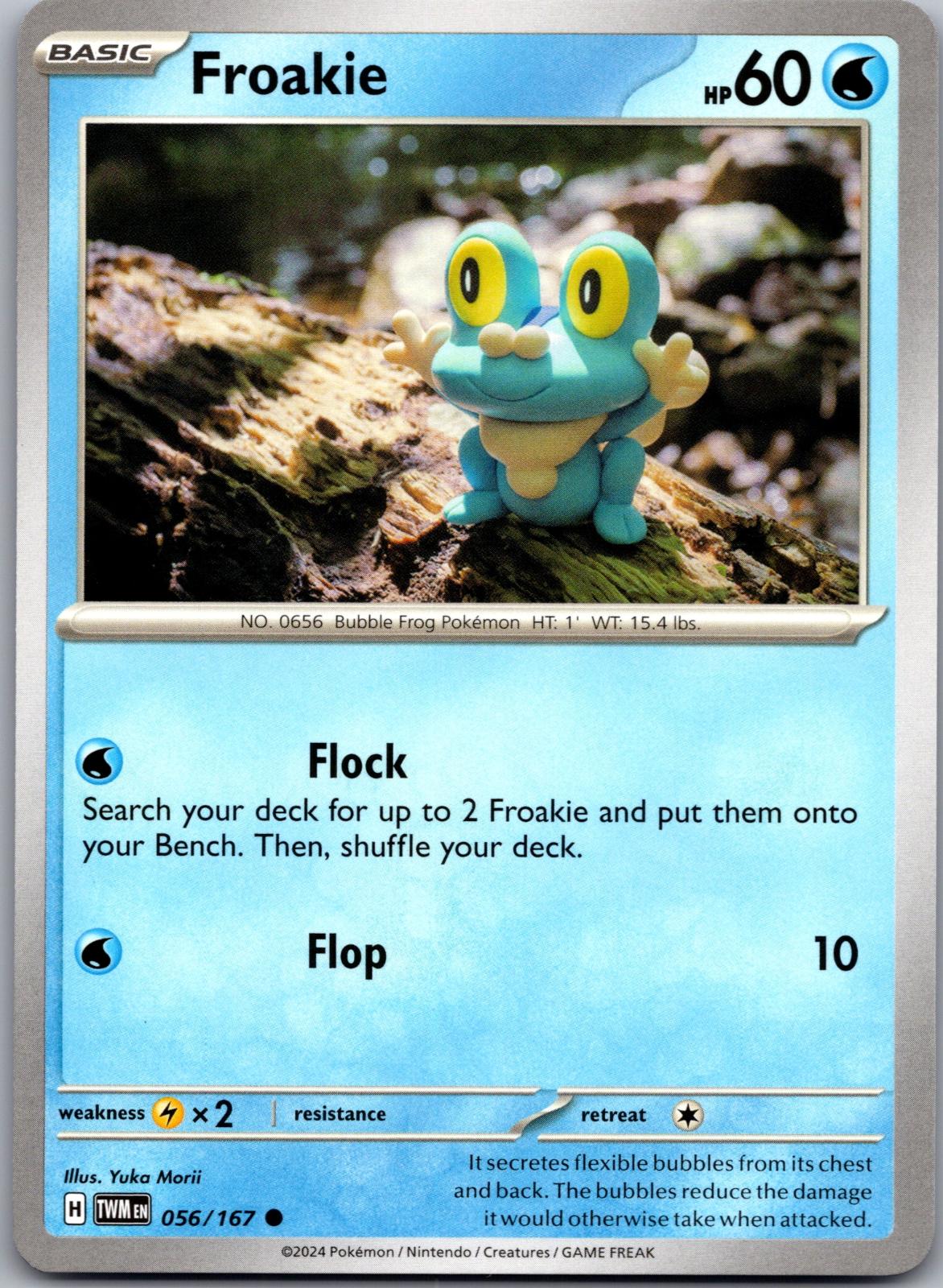 Froakie - 056/167 - - TWILIGHT MASQUERADE - Pokemon - Common | AA85-22