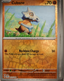 Cubone - 72/142 - Reverse Holo - STELLAR CROWN - Pokemon - Common | AA04-59