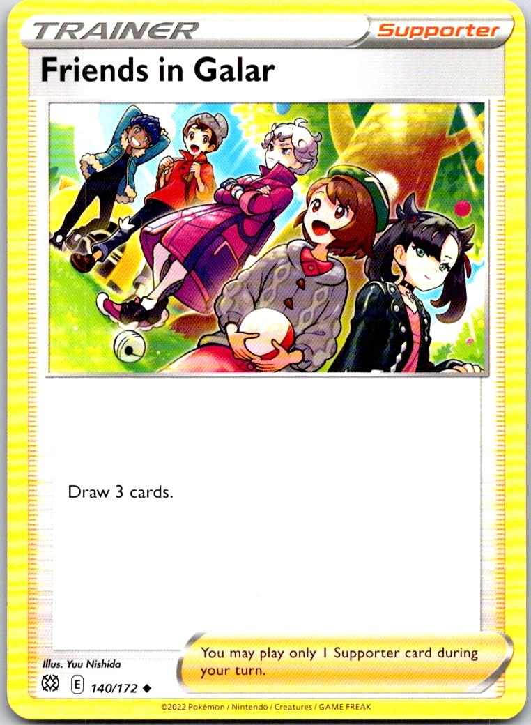 Friends in Galar - 140/172 - - BRILLIANT STARS - Pokemon - Uncommon | AB13-38