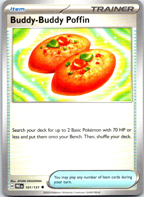 Buddy-Buddy Poffin - 101/131 - - PRISMATIC EVOLUTIONS - Pokemon - | AC23-43
