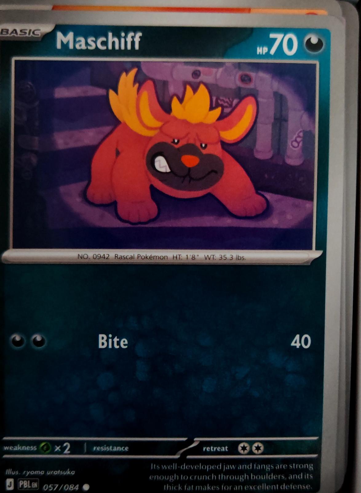 Maschiff - 057/084 - - PITCH BLACK - Pokemon - Common | AA39-100