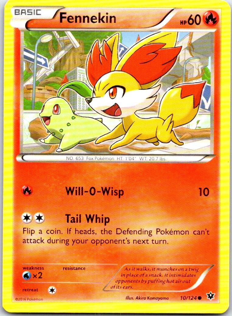 Fennekin - 10/124 - - FATES COLLIDE - Pokemon - Common | AB64-30