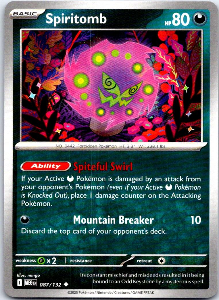Spiritomb - 087/132 - - MEGA EVOLUTION - Pokemon - Uncommon | AB69-46