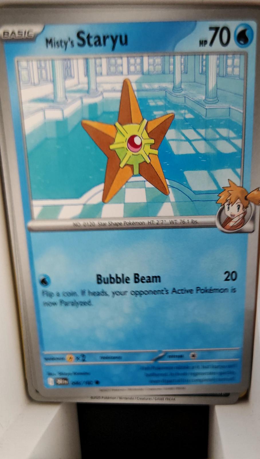 Misty's Staryu - 046/182 - - DESTINED RIVALS - Pokemon - Common | AA23-60