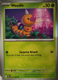 Weedle - 001/086 - - CHAOS RISING - Pokemon - Common | AA09-7
