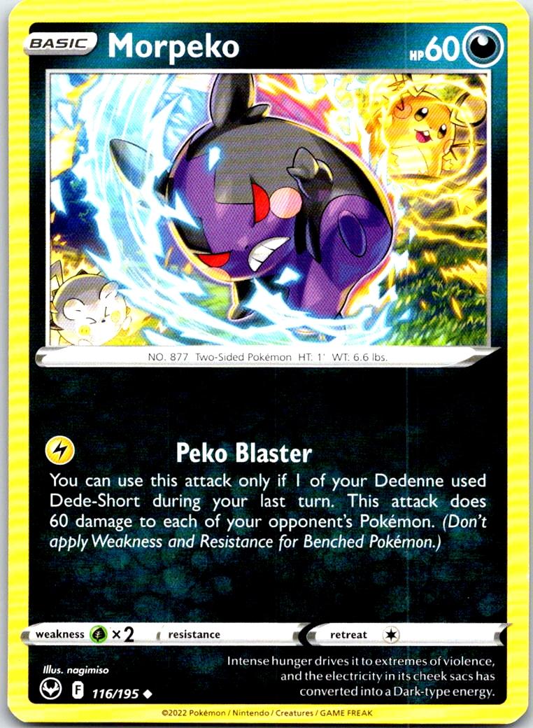 Morpeko - 116/195 - - SILVER TEMPEST - Pokemon - Uncommon | AB83-48