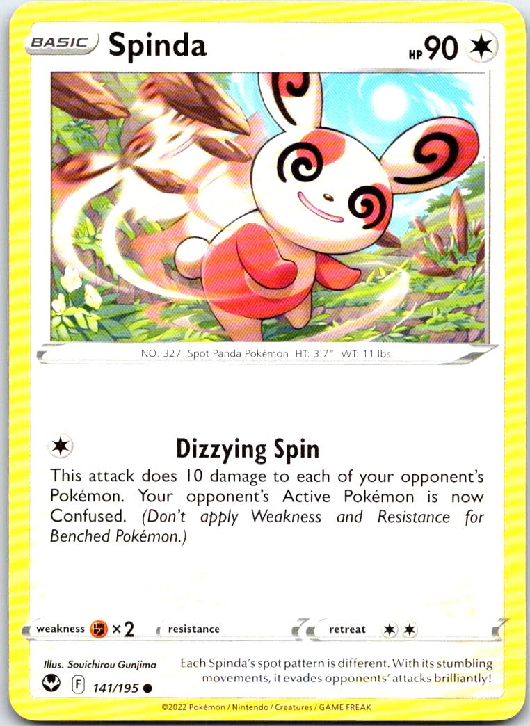 Spinda - 141/195 - - SILVER TEMPEST - Pokemon - Common | AB50-31