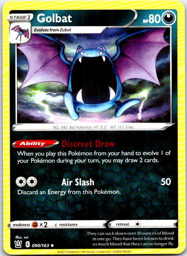 Golbat - 090/163 - - BATTLE STYLES - Pokemon - Uncommon | AB98-39