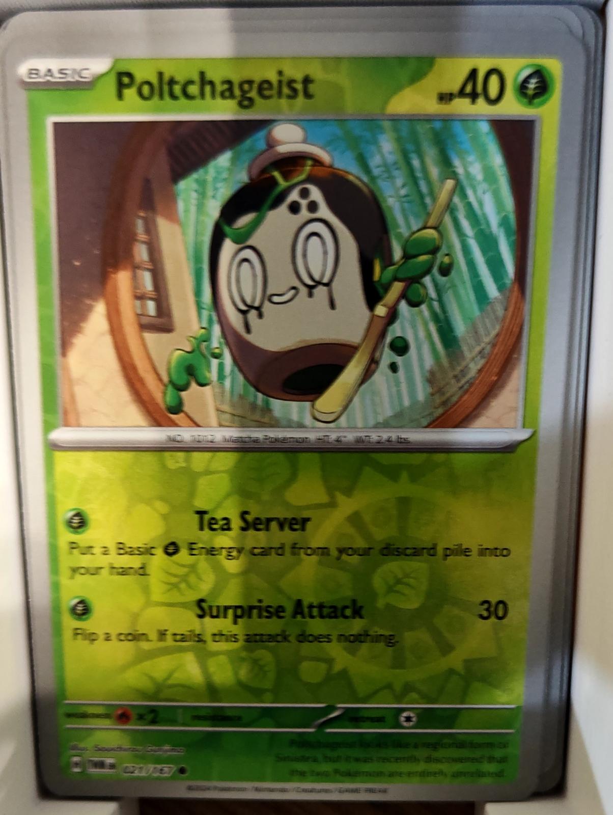 Poltchageist - 021/167 - Reverse Holo - TWILIGHT MASQUERADE - Pokemon - | AA75-33