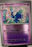 Meowstic - 037/086 - Reverse Holo - CHAOS RISING - Pokemon - Uncommon | AA30-63