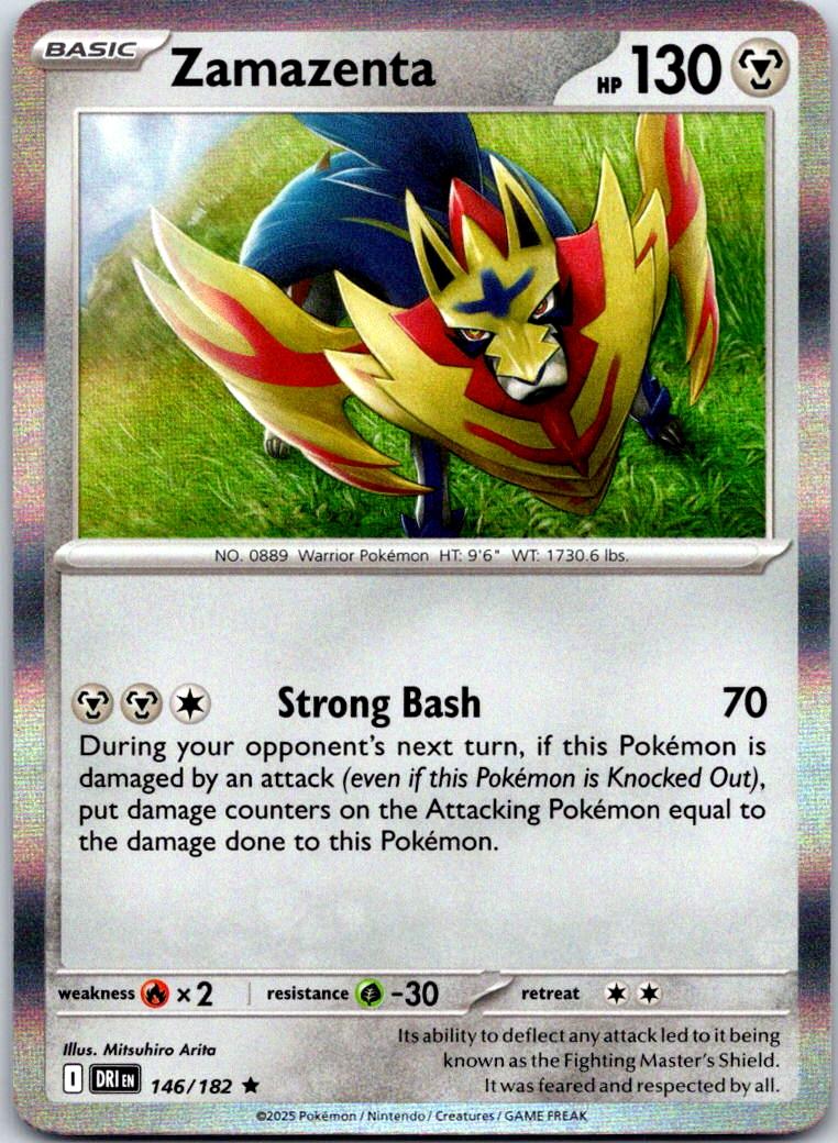 Zamazenta - 146/182 - Holo - DESTINED RIVALS - Pokemon - Rare | AA122-36