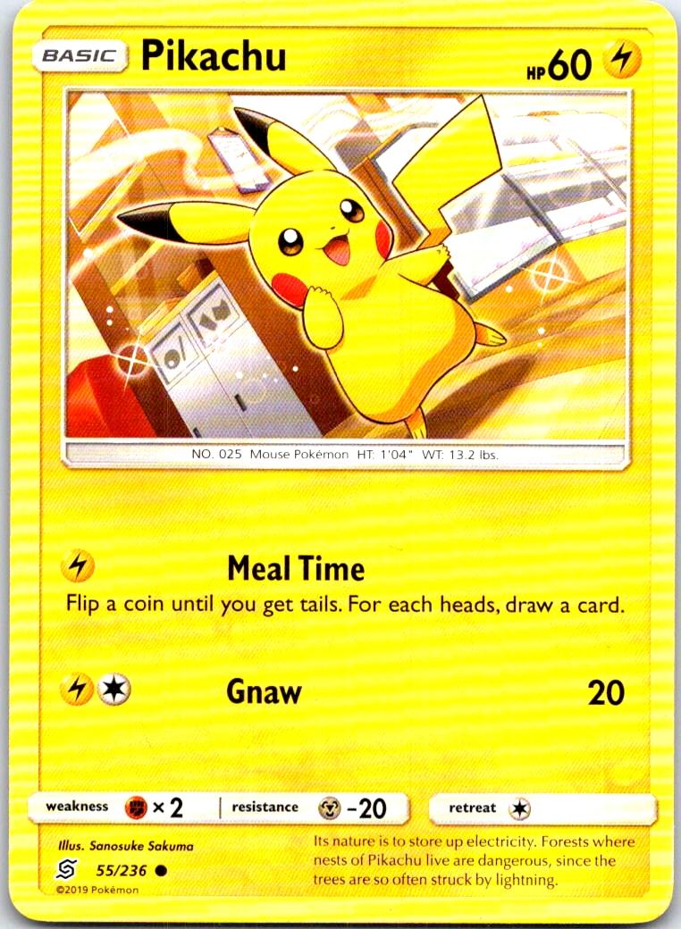 Pikachu - 55/236 - - UNIFIED MINDS - Pokemon - Common | AB61-34