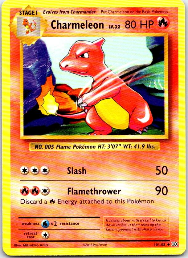 Charmeleon - 10/108 - - EVOLUTIONS - Pokemon - Uncommon | AC14-7