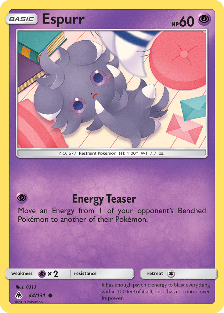 Espurr - 44/131 - - FORBIDDEN LIGHT - Pokemon - Common | AA117-10