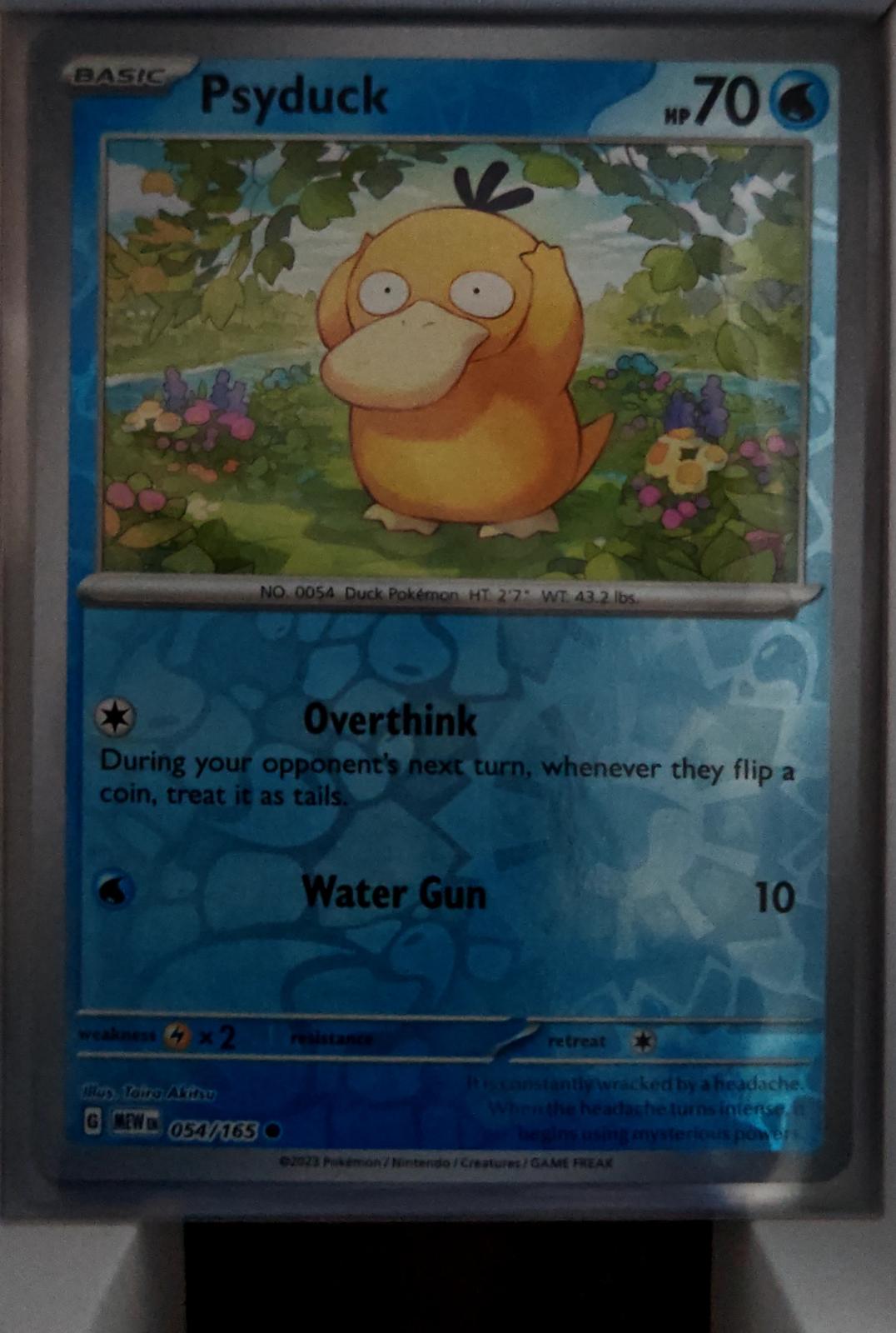 Psyduck - 054/165 - Reverse Holo - 151 - Pokemon - Common | AA61-43