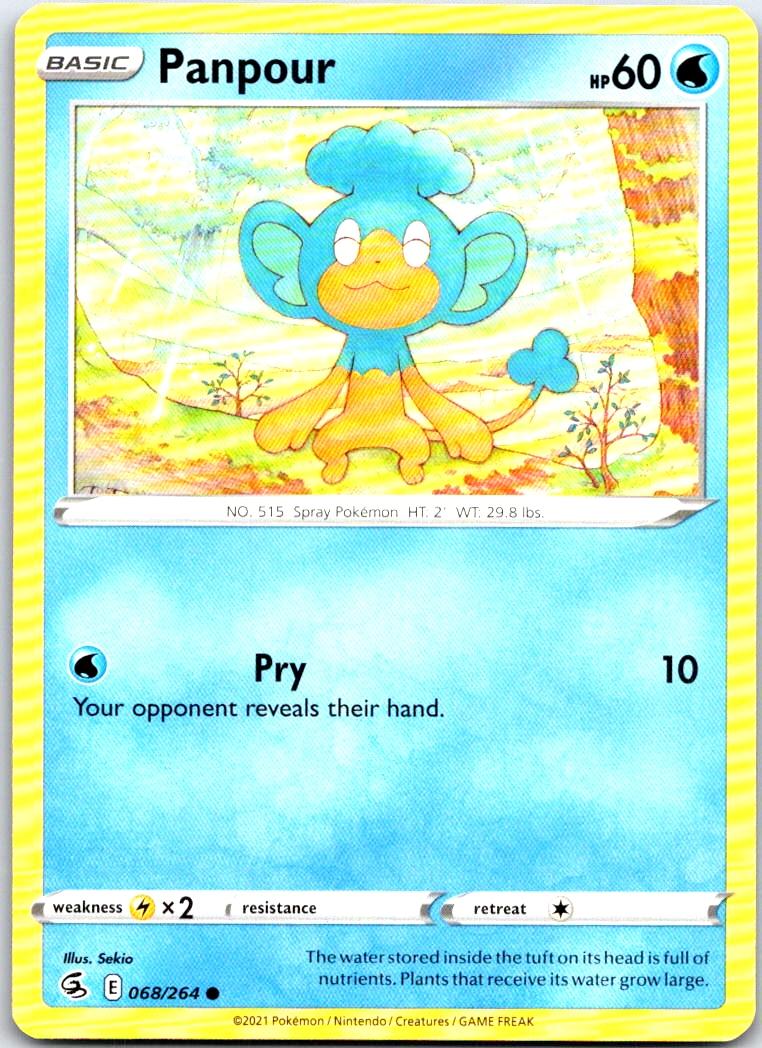 Panpour - 068/264 - - FUSION STRIKE - Pokemon - Common | AB40-8