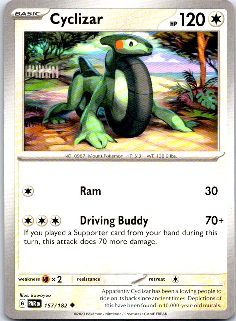 Cyclizar - 157/182 - - PARADOX RIFT - Pokemon - Uncommon | AB24-20