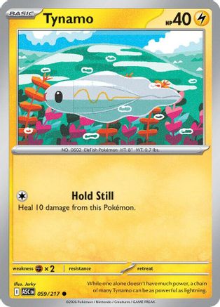 Tynamo - 059/217 - - ASCENDED HEROES - Pokemon - Common | AA11-78