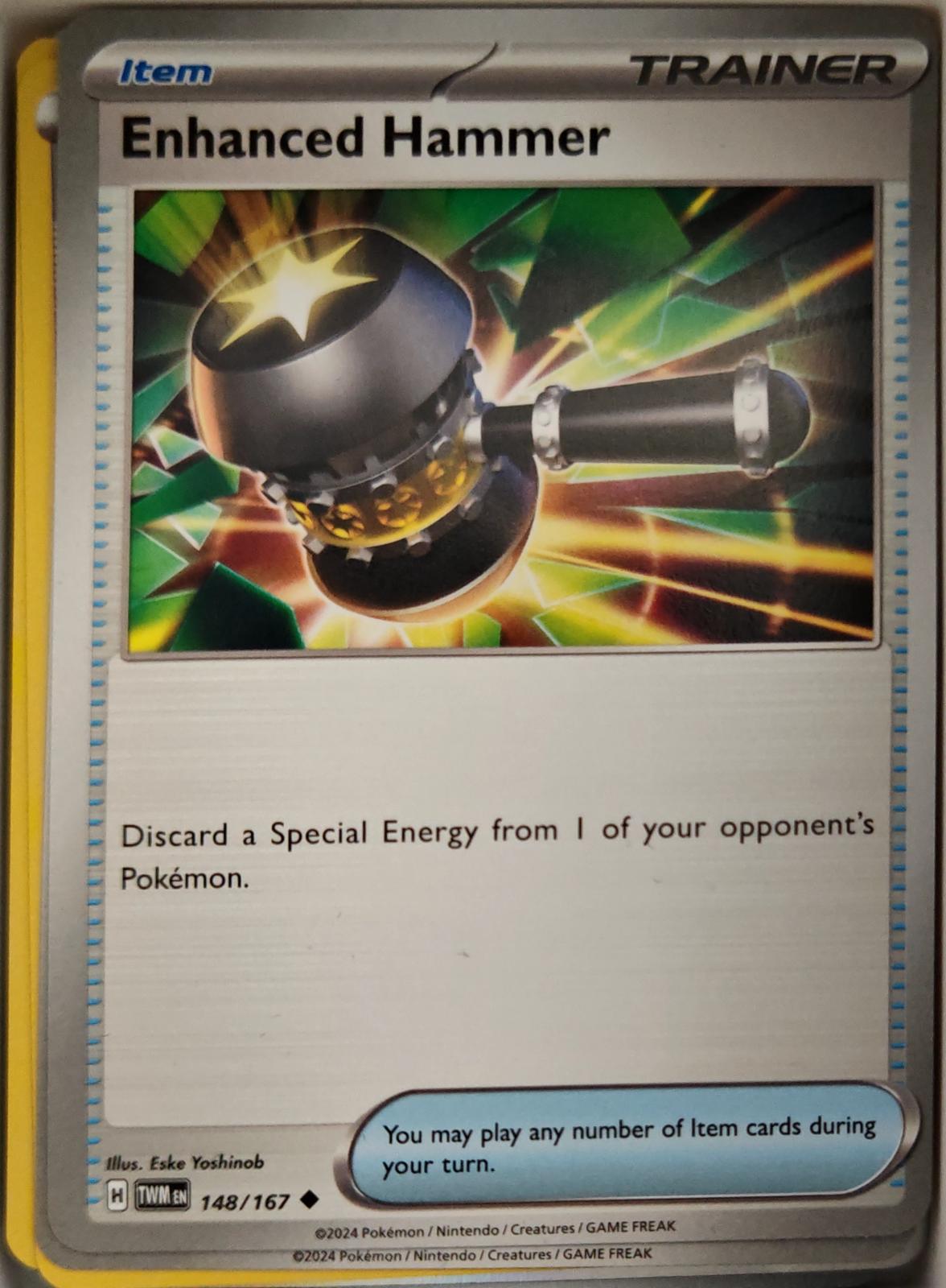 Enhanced Hammer - 148/167 - - TWILIGHT MASQUERADE - Pokemon - Uncommon | AA15-22