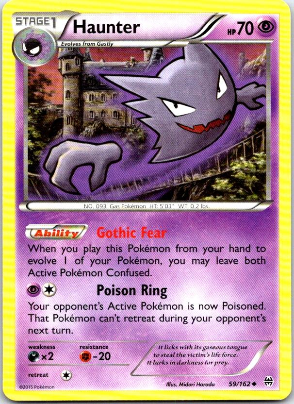 Haunter - 59/162 - - BREAKTHROUGH - Pokemon - Uncommon | AC13-46