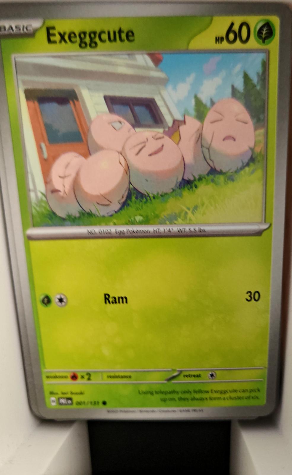 Exeggcute - 001/131 - - PRISMATIC EVOLUTIONS - Pokemon - Common | AA27-74