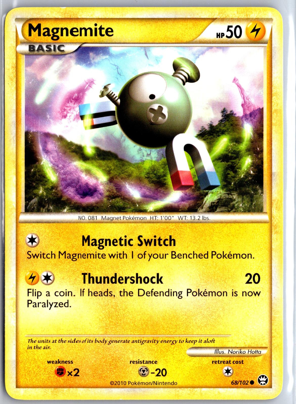 Magnemite - 68/102 - - HGSS TRIUMPHANT - Pokemon - Common | AB05-33