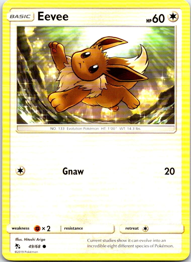 Eevee - 49/68 - - HIDDEN FATES - Pokemon - Common | AB46-38