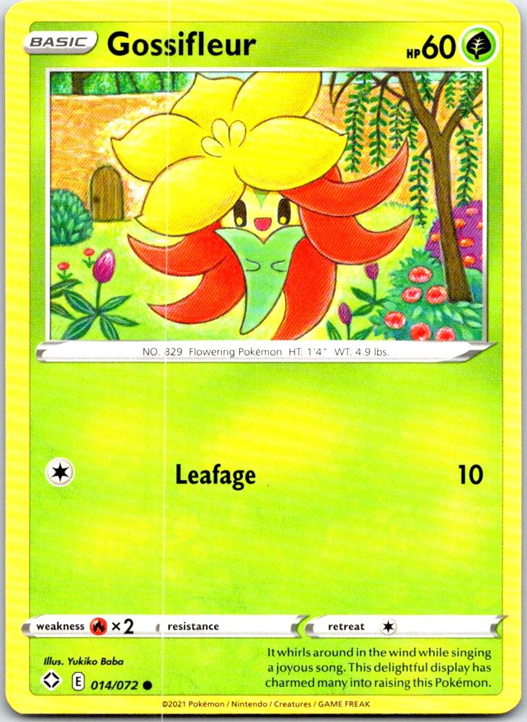 Gossifleur - 014/072 - - SHINING FATES - Pokemon - Common | AB44-46