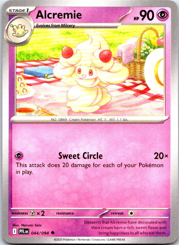 Alcremie - 044/094 - - PHANTASMAL FLAMES - Pokemon - Uncommon | AC05-45