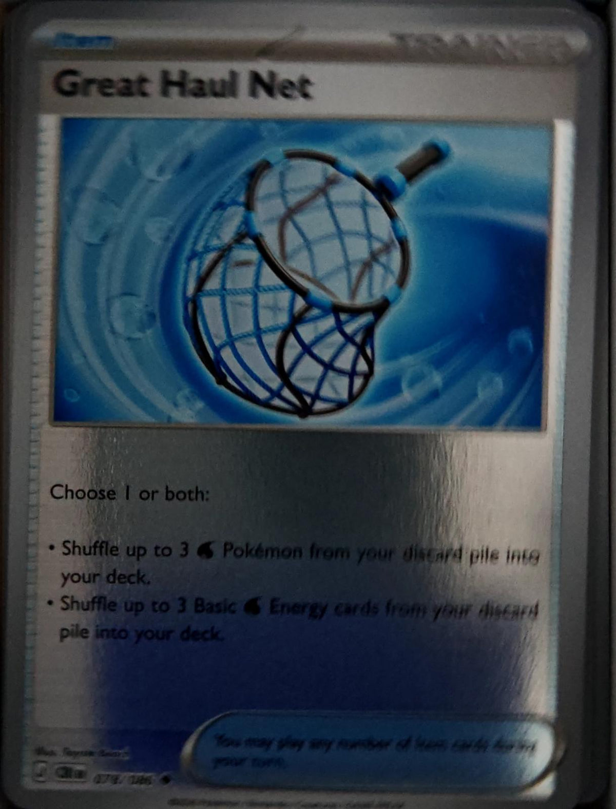 Great Haul Net - 078/086 - Reverse Holo - CHAOS RISING - Pokemon - | AA44-30