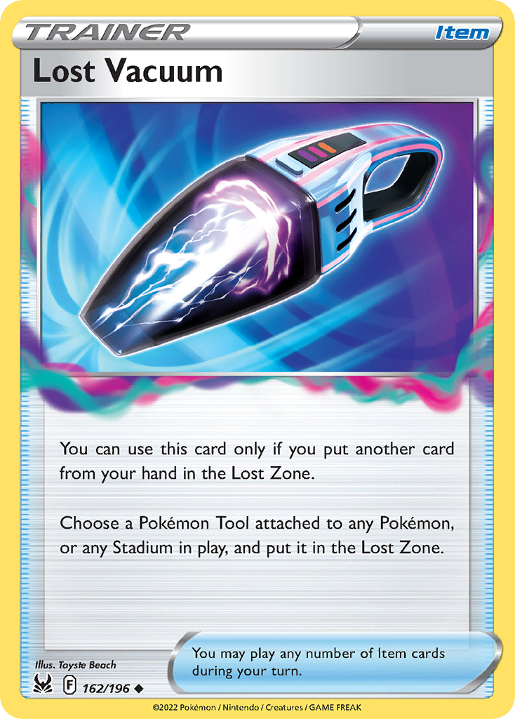 Lost Vacuum - 162/196 - - LOST ORIGIN - Pokemon - Uncommon | AA70-36
